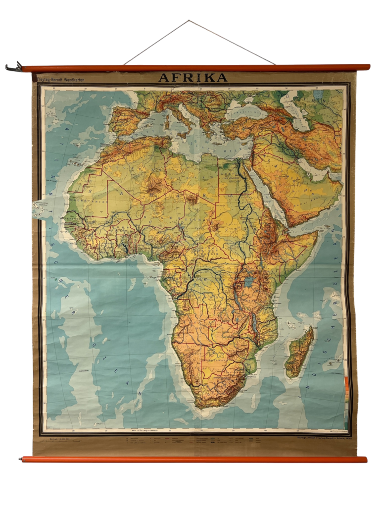 Wandkarte Afrika, Freytag-Berndt Wien